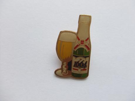 Bier  1664 gebrouwen door Brasseries Kronenbourg,Carlsberg